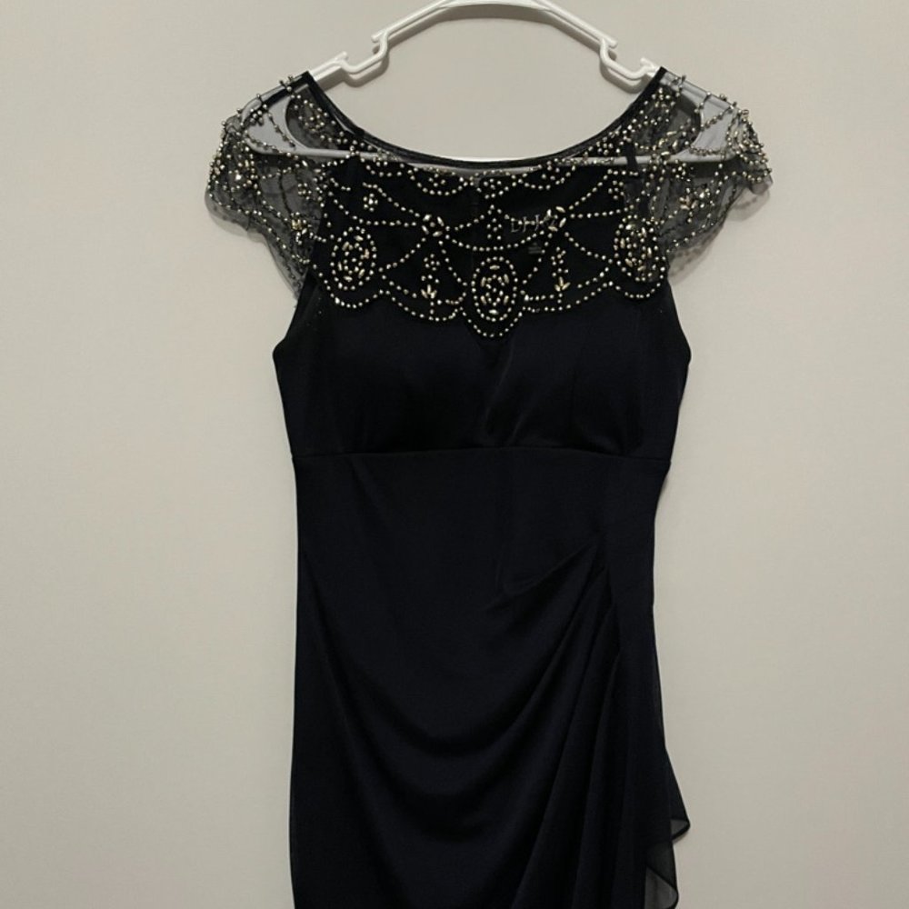 DJ-Jaz  Navy cocktail dress embellished - size 4
